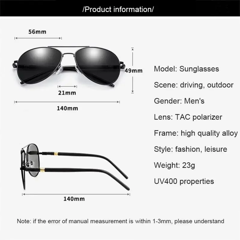 High Quality Men\'s Polarized Sunglasses Driving Square Sunglasses Women Sun Glasses Ladies Eyewear UV400 Oculos De Sol Dropship