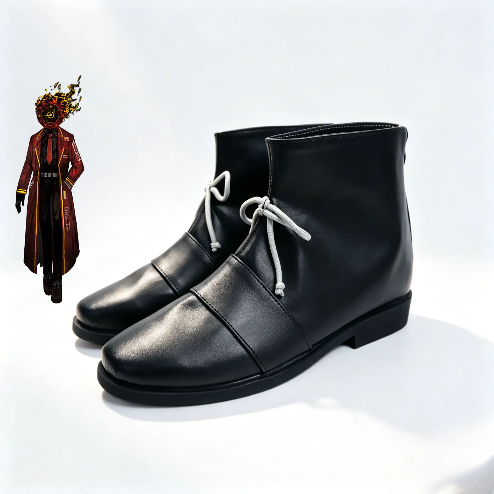 zapatos-de-cosplay-de-anime-limbus-company-dante-botas-cortas-de-cuero-pu-negras-para-carnaval-de-halloween