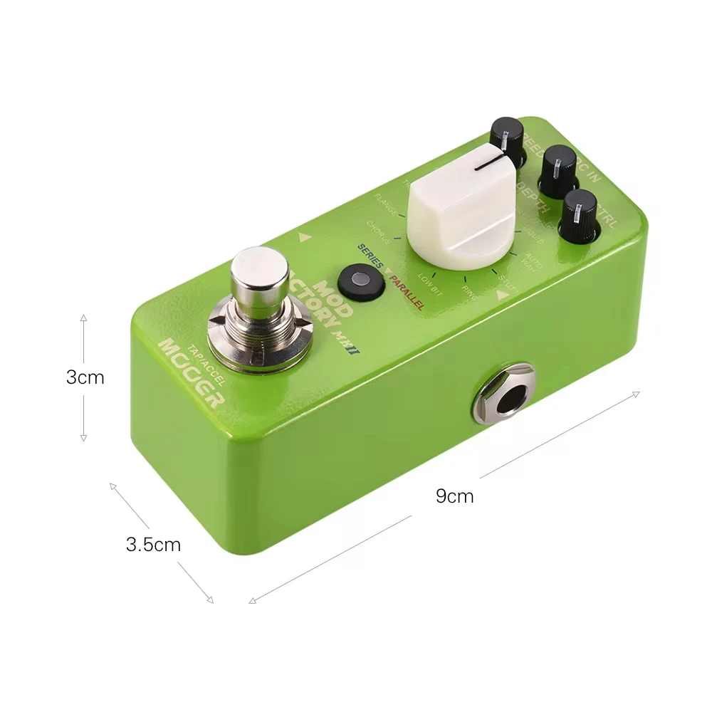 MOOER Guitar Effects Pedal Mds2, MME2, MBD2, MOC1, MCS2, MPS1, MPH1, MOD1, MEQ1, MTU1 True Bypass for Electric Guitar Bass