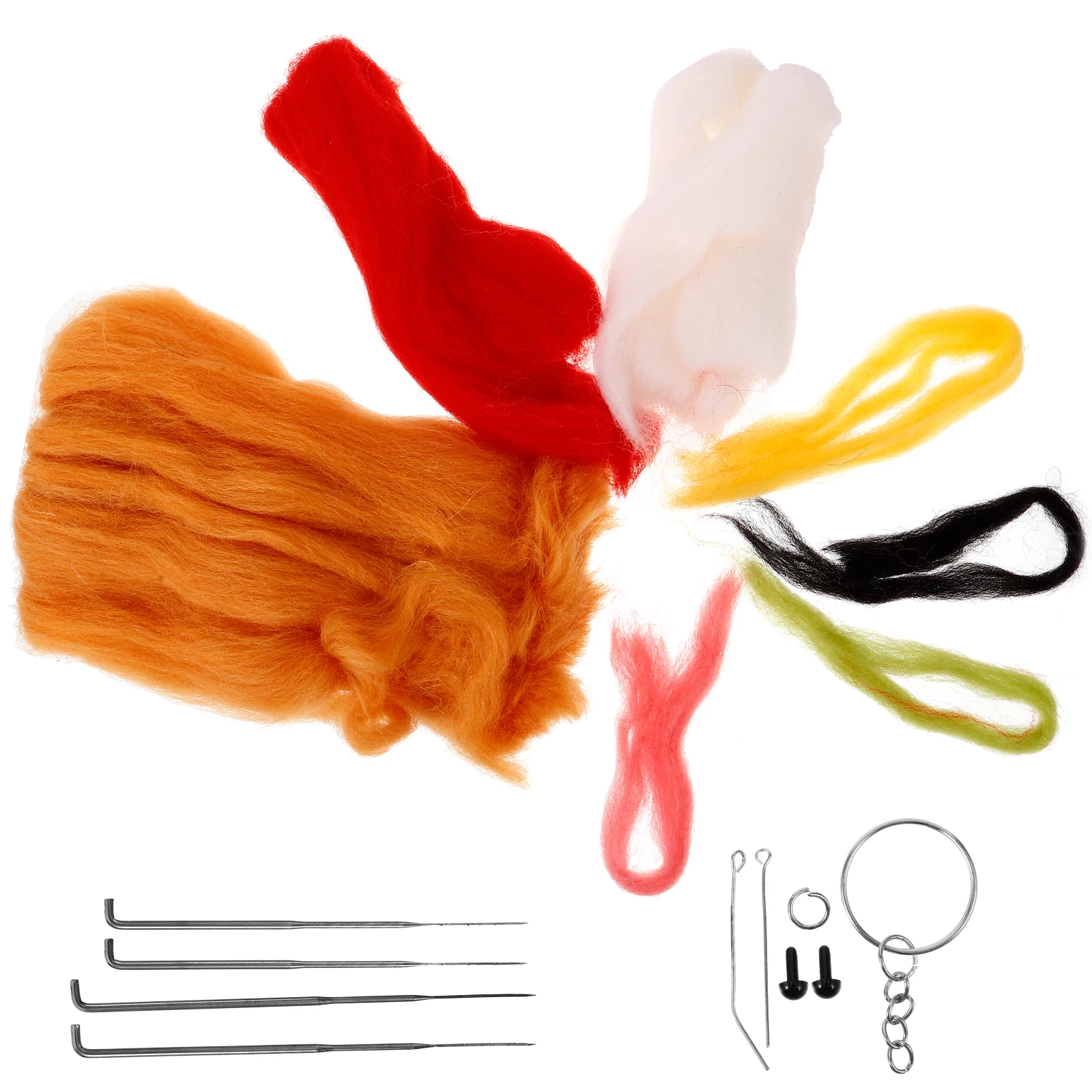 

Wool Felt Hanging naments DIY Crafts Kit Dragon Version Household Felting Set H made Materials Perfect Gift