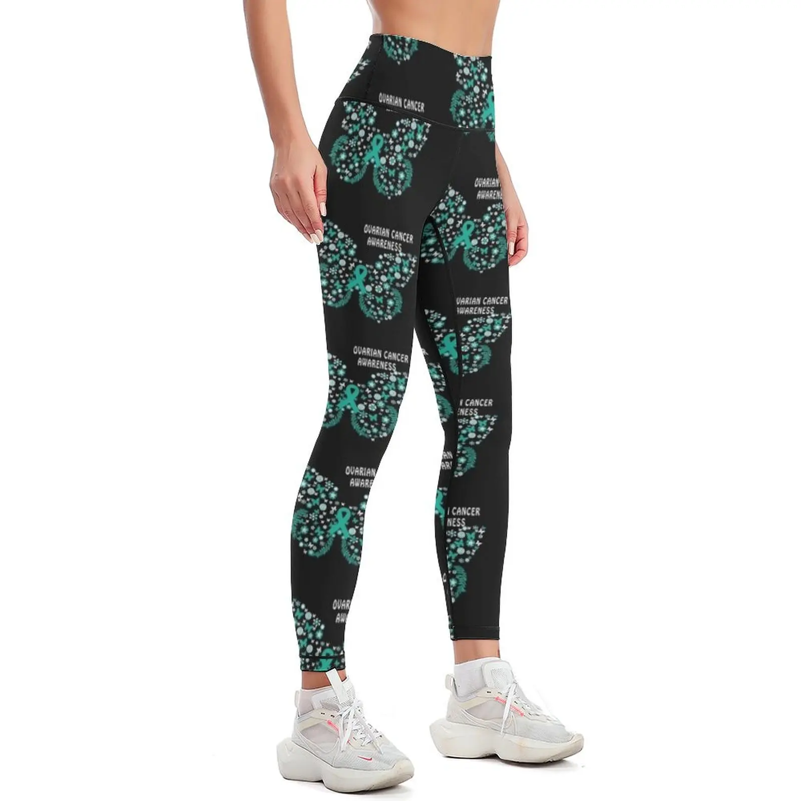 ovarian cancer awareness Leggings Women's push up Legging sexy woman gym womans Womens Leggings