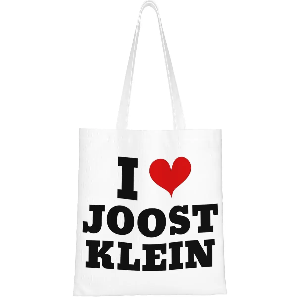 I Love Joost Klein 2024 Europa tas Jinjing kanvas กระเป๋า Y2K แฟชั่นความจุมากสำหรับผู้หญิงผู้ชาย