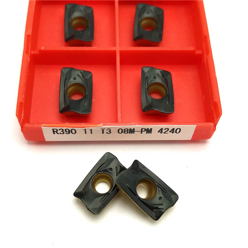 R390 11T304/11T308/11T320 PM 4240 Internal Turning Tool Cermet Grade Carbide Insert CNC Lathe Metal Cutting tool