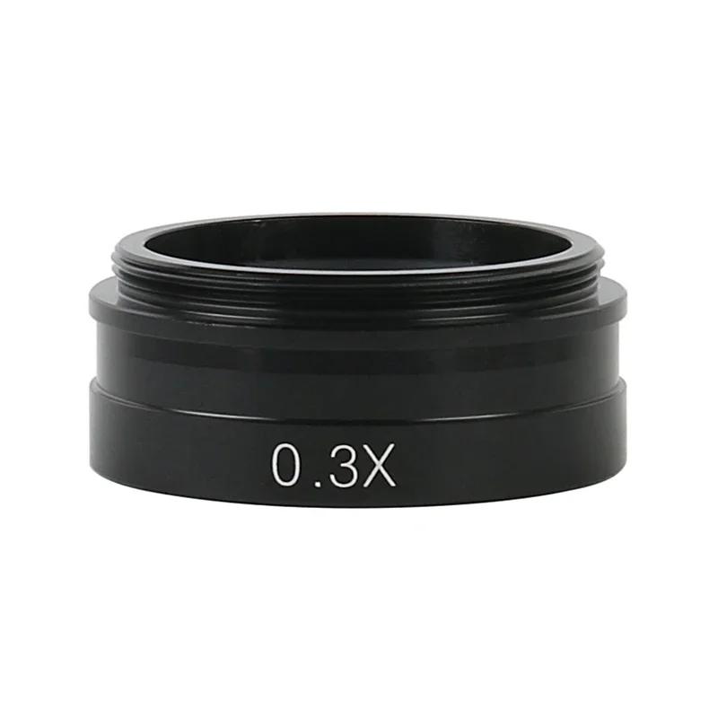 0.3X Barlow Auxiliary Objective Glass Lens For XDC-10A 180X 300X C-MOUNT Lens Industry Video Microscope Camera