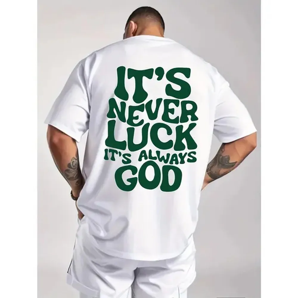Cotton Short Sleeve T-Shirt Men's Vintage 