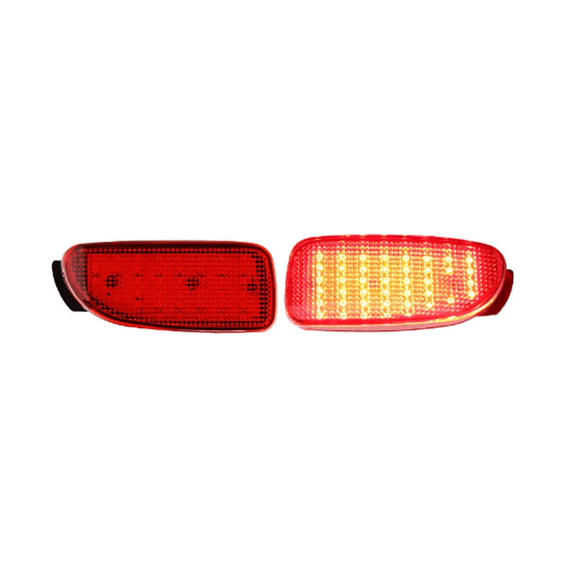 Car Rear Bumper LED Tail Brake Light Reflector Light Red Lens for Toyota Previa Estima 30 Series Car Accessories