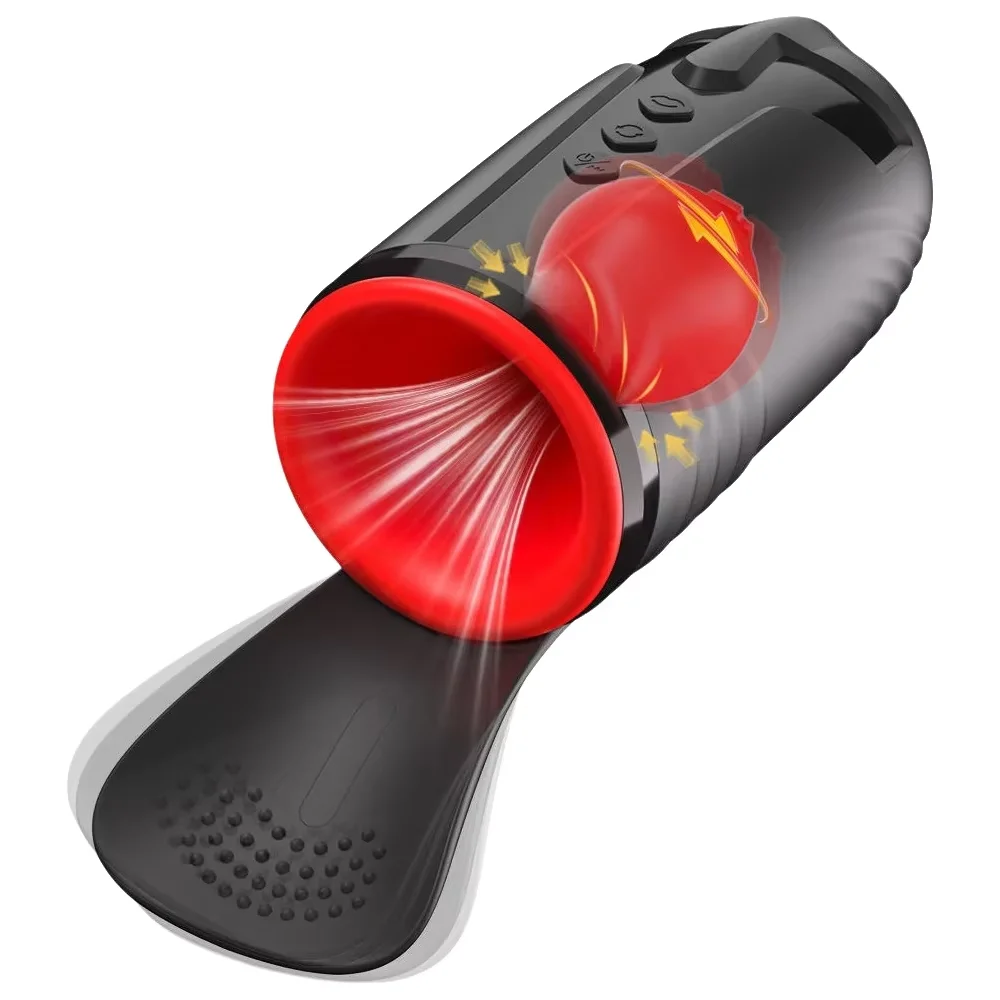 Electric Rotating Suction Male Stimulation Trainer Adult Toy Penile Exercise Device Moving Sucking Aircraft Cup for Men
