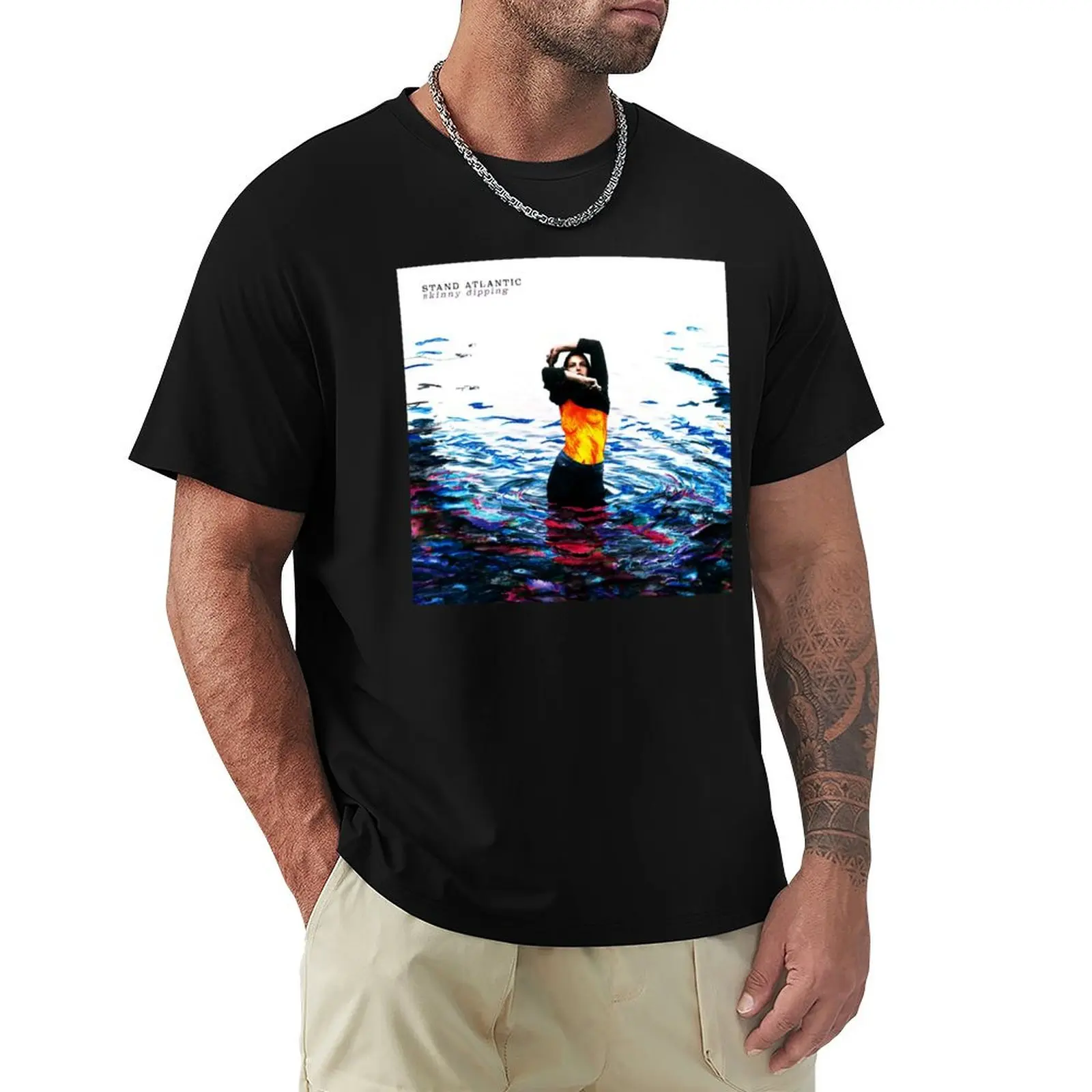 Skinny Dipping Stand Atlantic T-Shirt Festival Short Sleeve T-Shirt