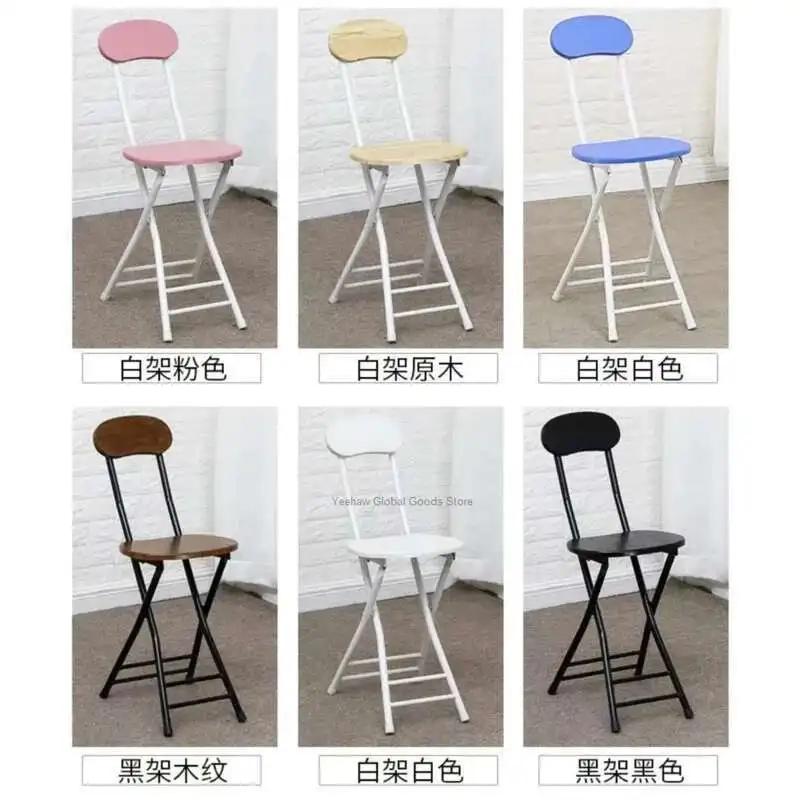 

Custom Nordic Dining Chairs Modern Aesthetic Fold Ergonomic Chair Kitchen Trendy Outdoor Chaises Salle Manger Home Furniture