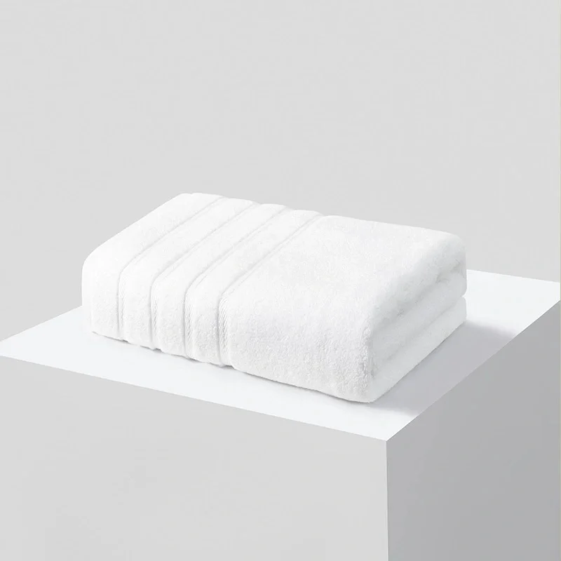 Asciugamano da bagno in cotone 100%, decorazione a strisce verde scuro Asciugamani da bagno da spiaggia altamente assorbenti per nuoto Spa Home Hotel 70 * 140 cm