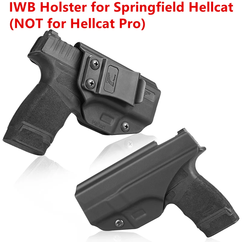 

Hunting Bag HellcaIt IWB Holster for Springfield Hellcat (NOT for Hellcat Pro) Polymer Carry Right Hand Hidden inside Concealed