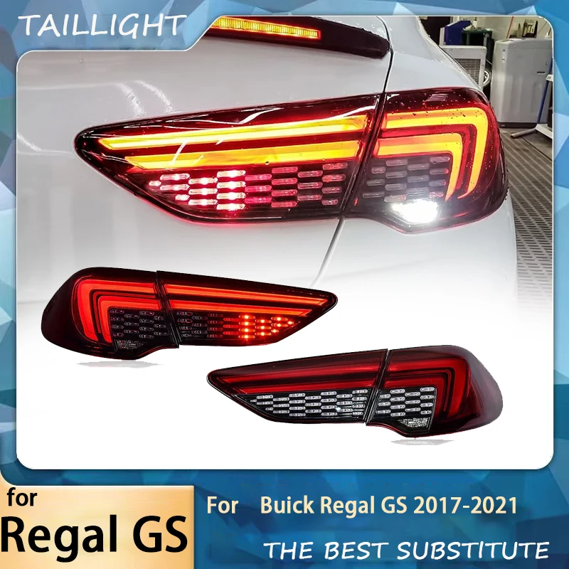 

Car Styling Tail Lamp for Opel Buick Regal Tail Lights 2017-2021 Regal LED Tail Light LED Dynamic Turn Signal Brake Reverse Auto