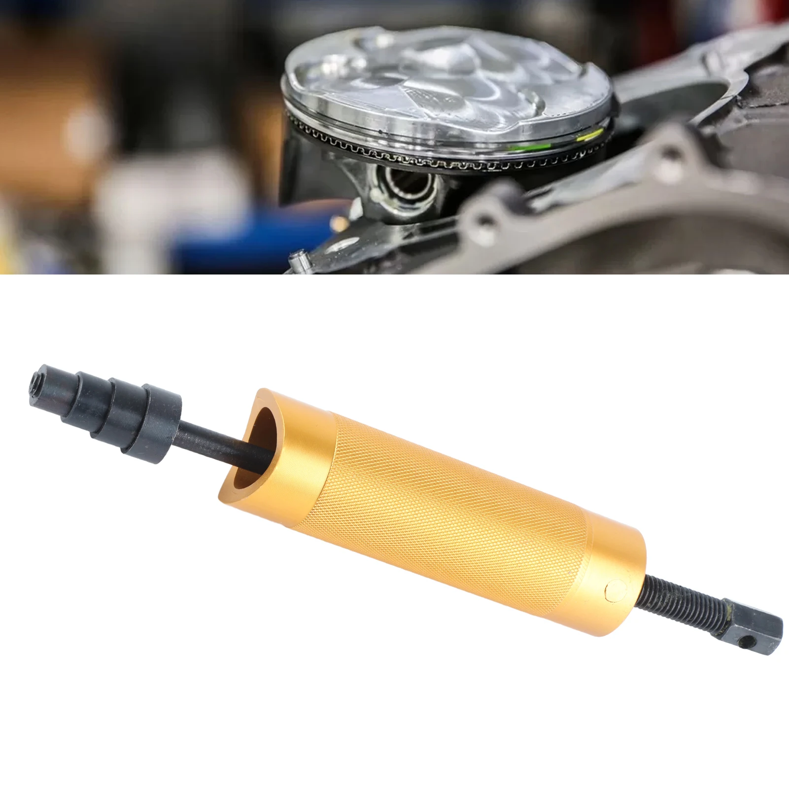 

Motorcycle Piston Pin Puller Piston Pin Puller 12‑24mm Aluminum Alloy Orange Black Removal Tool for Motorcycle