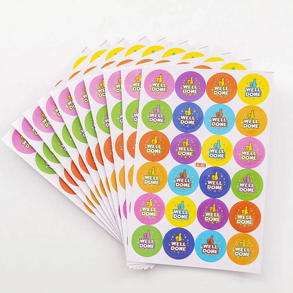 

Adhesive Reward Stickers 90 Sheets Cartoon Decals for Kindergarten Accessories Simulation Diamond Design Children Gifts