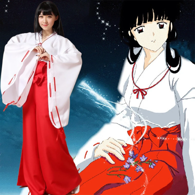 Inuyasha Kimono Cosplay Costume, Full Set, Custom Made, Halloween Carnival, Anime, Special Offer, Hot