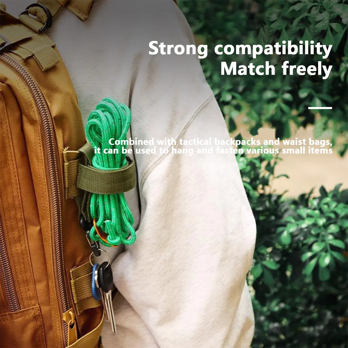 اكسسوارات الصيد الجديدة متعددة الأغراض قفازات النايلون مشبك التكتيكية قفاز هوك مشبك أمان المشي لمسافات طويلة في الهواء الطلق تسلق حبل