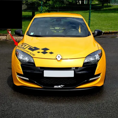 Car Styling and Decals Automobile Engine Hood Stickers for GT Performance Megane