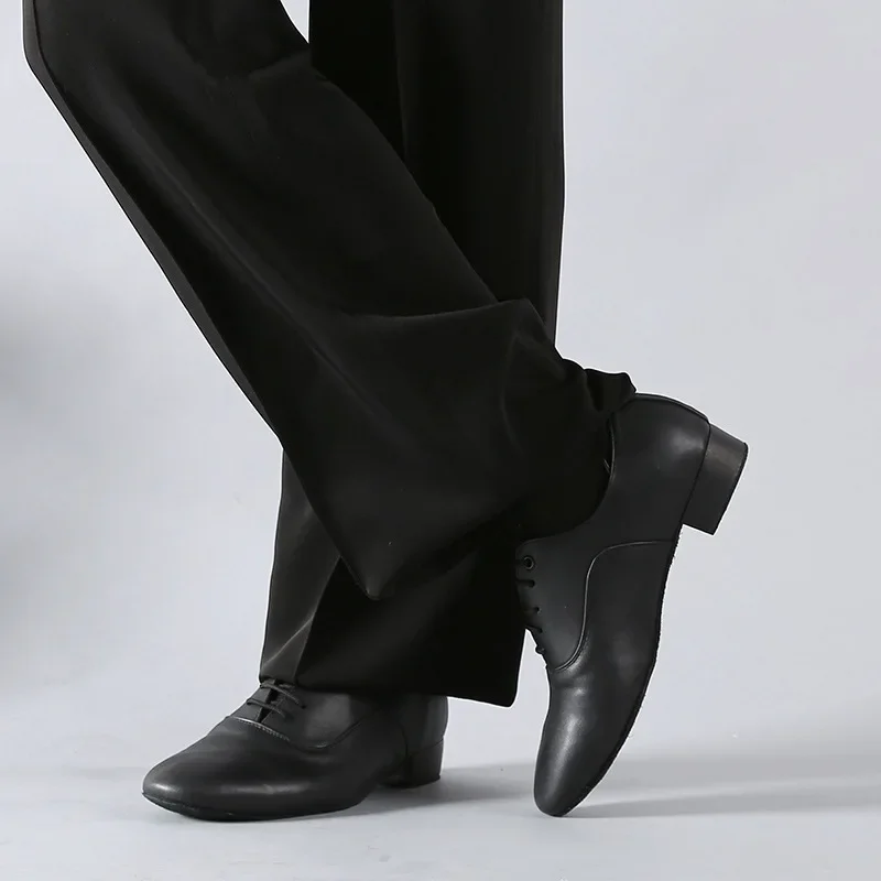New men\'s dance shoes latin ballroom dance shoes modern indoor shoes men tango waltz danicng pu shoes