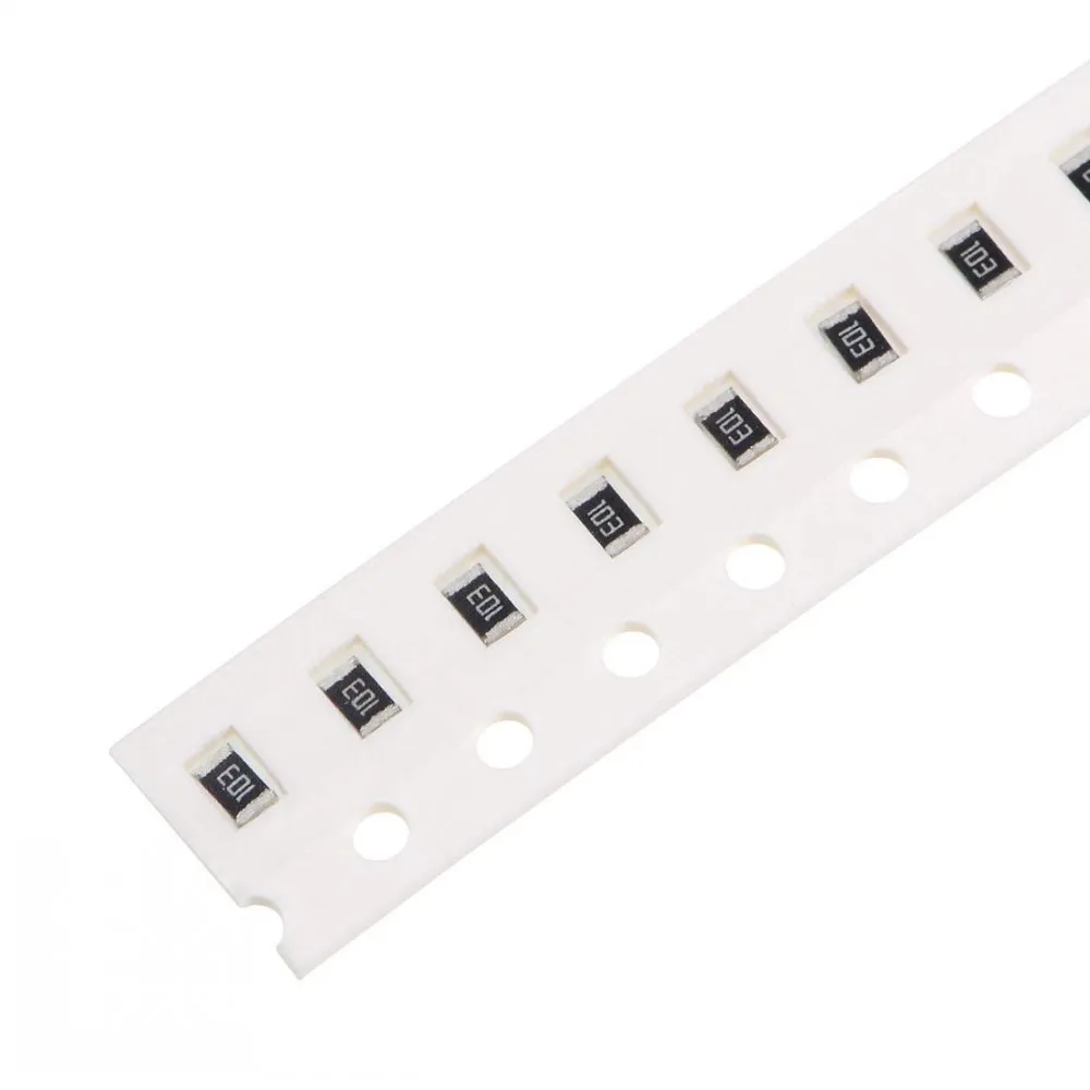 0201 0402 0603 0805 1206 5 % SMD-Widerstand, sortiertes Kit, 50 Werte, jeweils 100 Stück, 1R-1M, 10K, 100K, 1K, 100R-Widerstandsset – Detail 2