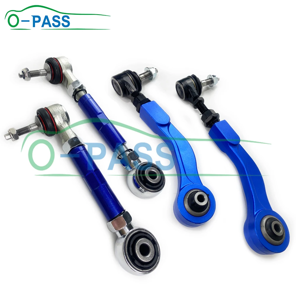 

OPASS Adjustable Rear Control arm Set For BMW X-Series X5 E53 1999- 33321095414 33326770859 4 Pieces