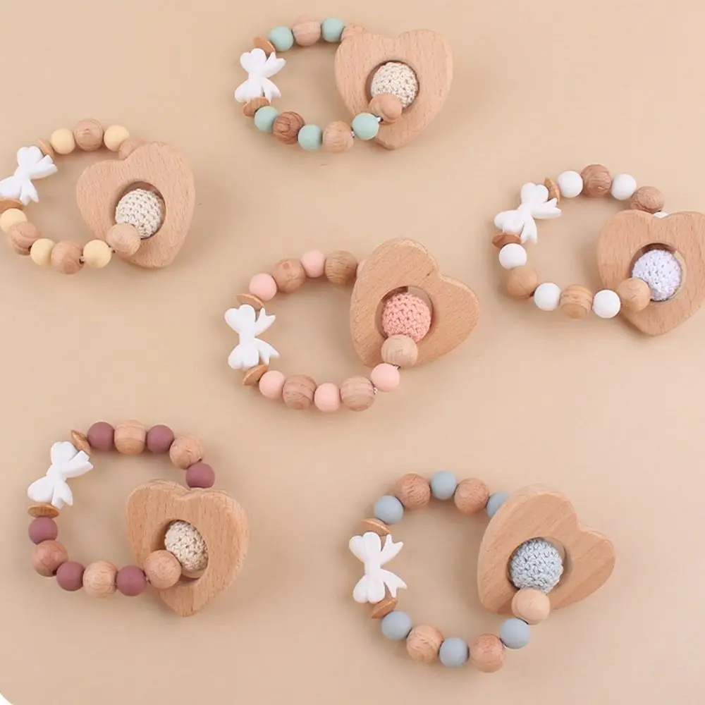 Anti-lost Baby Pacifier Chain Handmade Teether Toys Straps Teething Pacifier Chains Adjustable Silicone Baby Dental gum Toddler