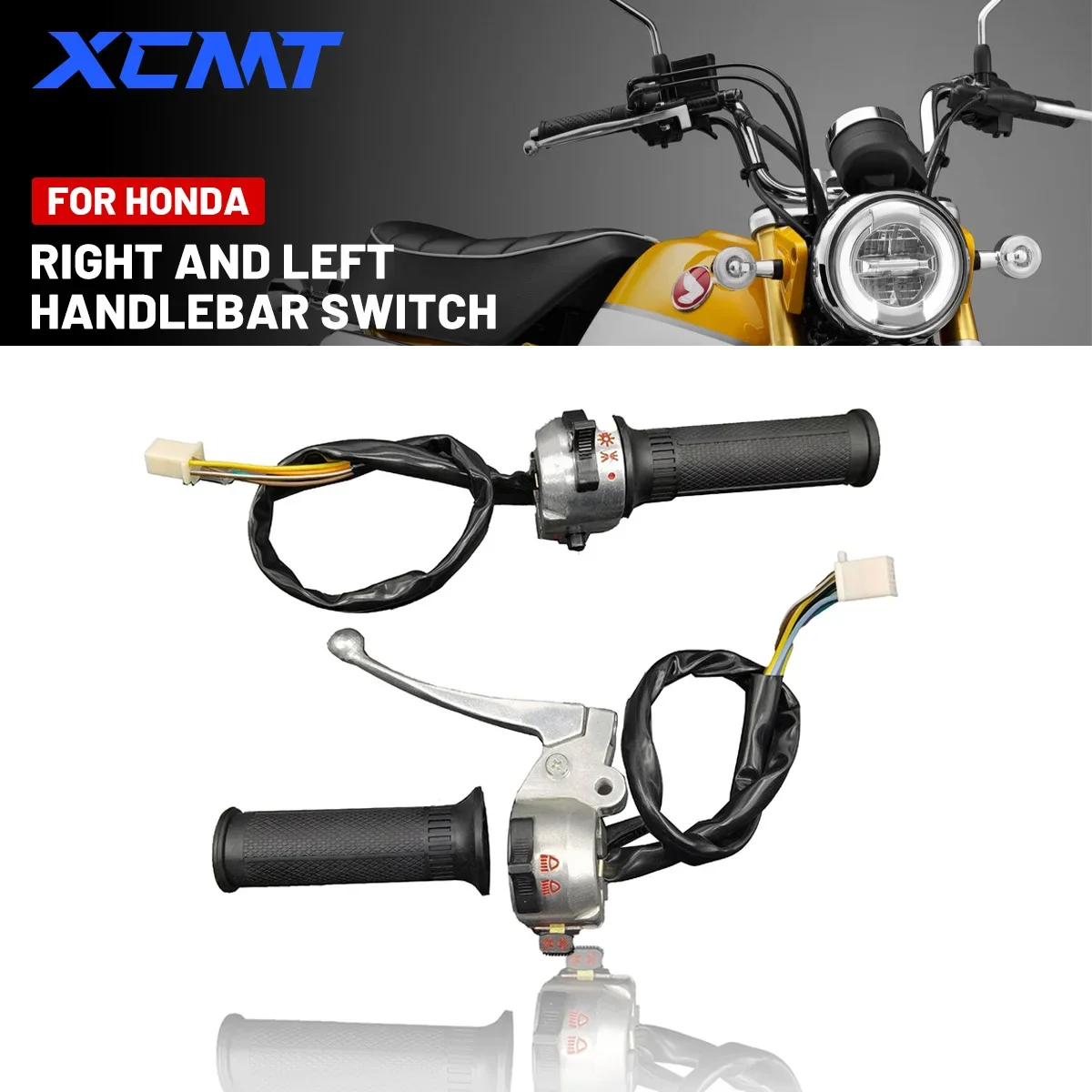 

Motorcycle Right and Left Handlebar Switch and 22mm Handle Grips For Honda Z50 Z50A Z50J Z50R Mini Trail Monkey Bike Parts