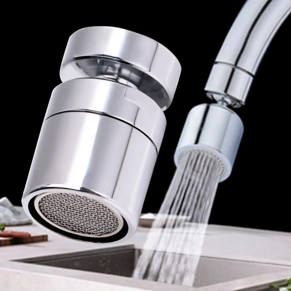 1PC Home Tap Faucet Aerator 360-Degree Swivel Sink Nozzle Splash-Proof Bubbler Kitchen Saving Water Spray for Bathroom