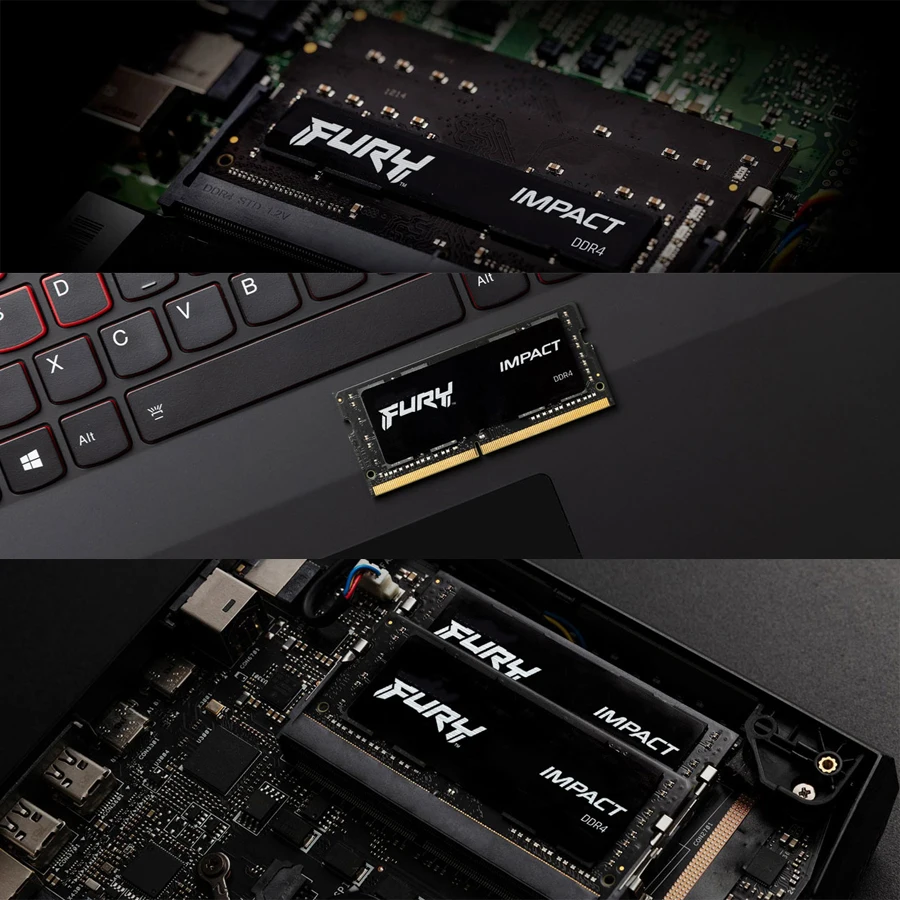 Imagem -06 - Memória Portátil Hyperx Fury Notebook Ram Ddr4 32gb 8gb 16gb 3200mhz 2400 Mhz 2666mhz 260pins Sodimm Pc419200 21300 25600