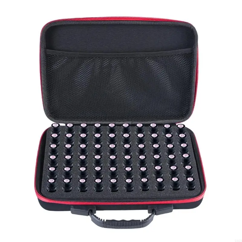 

340D Essential Oil Carrying Case 60 Slots For 5-10ML Roller Bottles Storage Organized