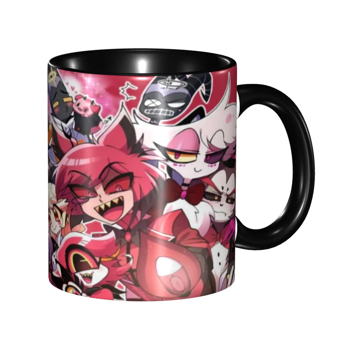 Hazbines Hoteles Alastor Vox 2 Mugs Fun Tea Cup Gift For Kids Adult
