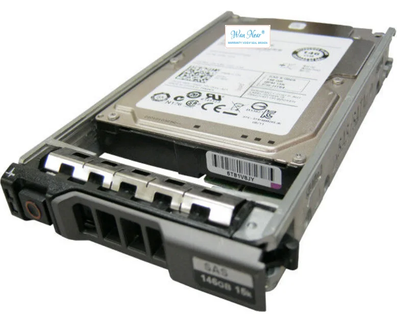 

For Dell 146GB 2.5" SAS 6GB/s 15K HDD PowerEdge Server Hard Drive + Caddy X162K