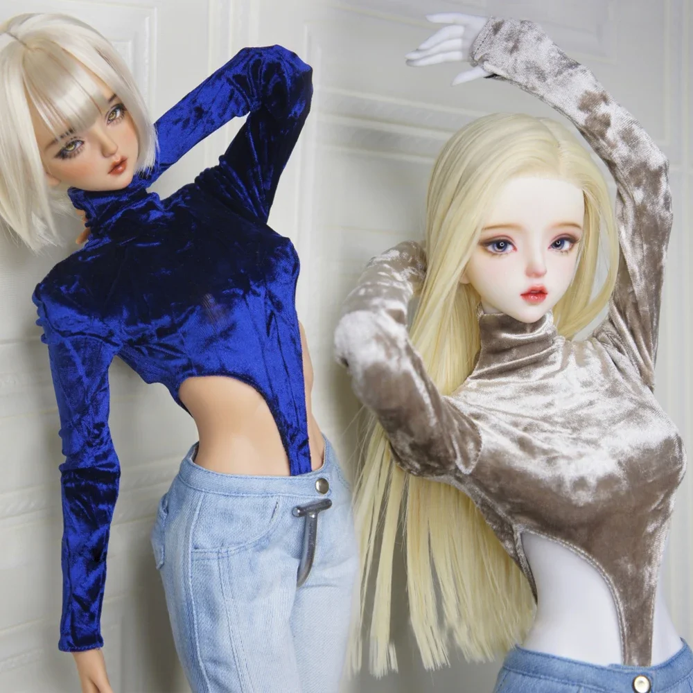 （Customize 30 Days） handmade toy 1/3 IMPL SD16 SOOM  AS girl BJD/SD doll clothes Velvet high neck top high (1 points)
