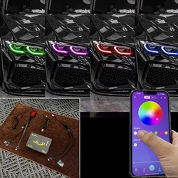 FOR  BMW G20 G21 G28 3 Series 2019-2022 Laser DRL RGB Multicolor LED Board CSL Style Daytime Running Lights Lemon Yellow DRL