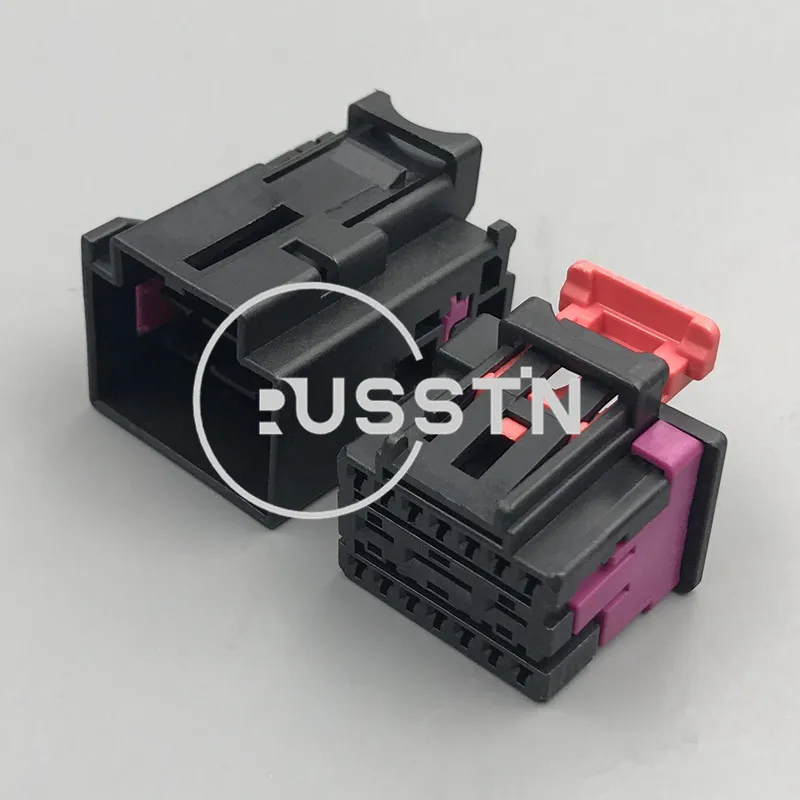 1 Set 17 Pin 4F0972575 4F0972483 Auto Seat Wire Harness Docking Unsealed Plug Composite Socket AC Assembly For VW Audi