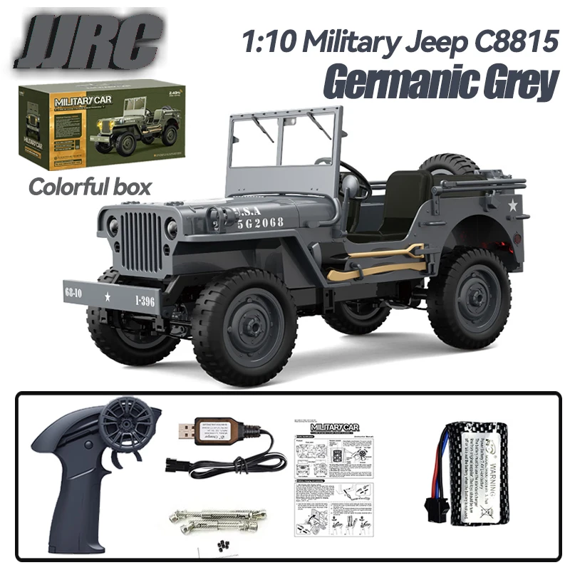 C8815 1/10 WILLYS JEEP 2.4G Rc Car 1941 4WD RTR Crawler Climbing