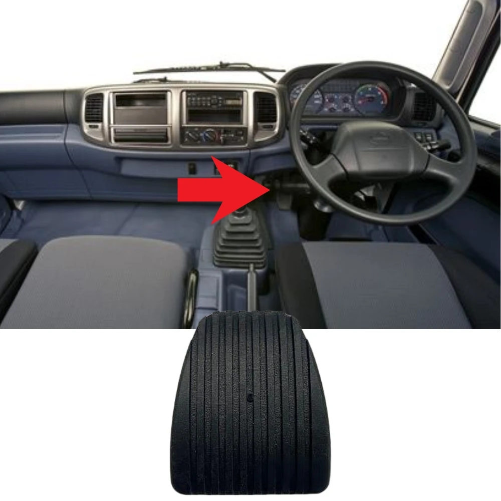 FDONG 1 Set 2 Pcs Clutch and Brake Pedal Rubber Pad S3132-11110G,31321-E0010 for HINO MEGA 500 FC9J HINO MEGA 700