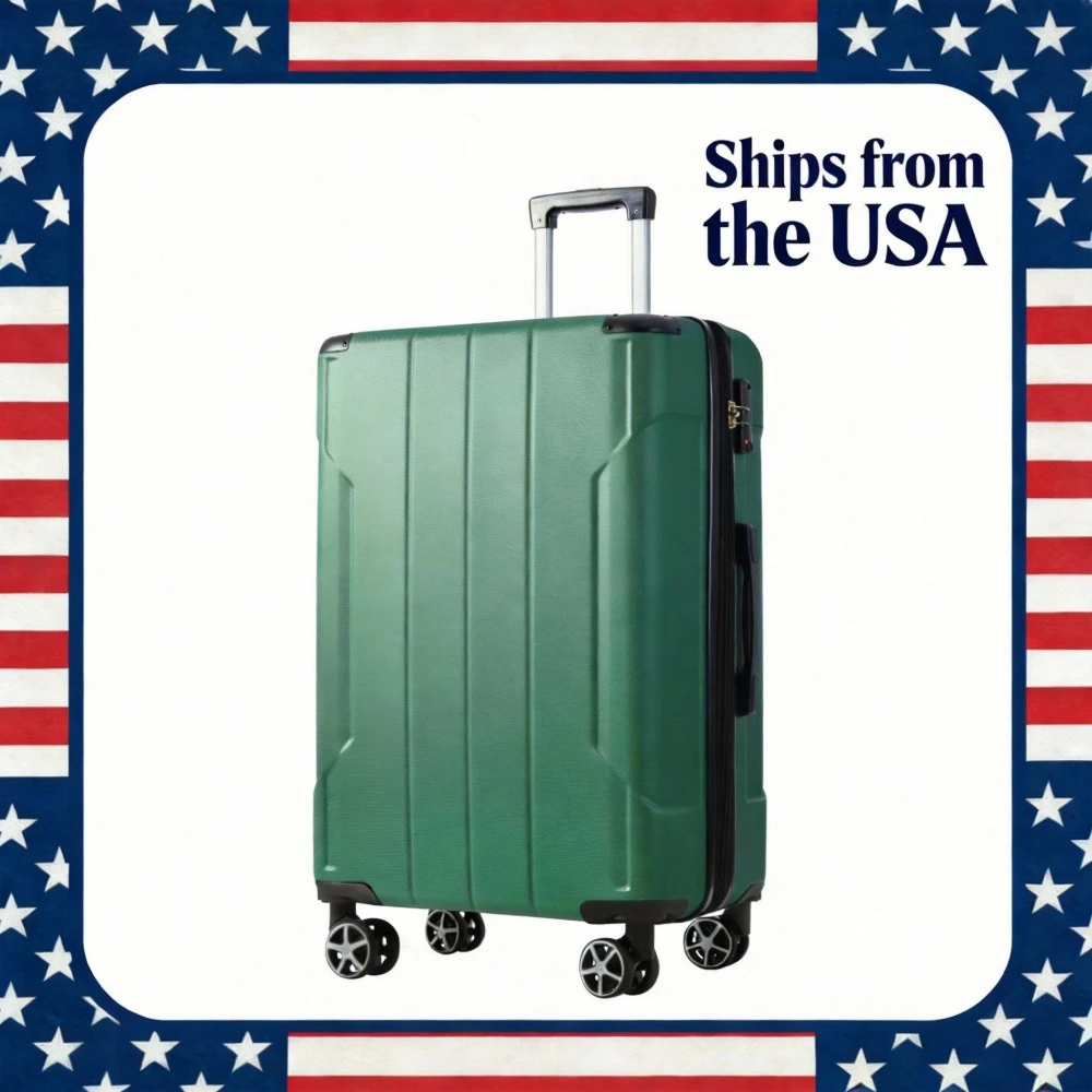 

Легкие и прочные чемоданы из АБС-пластика с двойными колесами, расширяемые, 28-дюймовые, для багажа, с жестким корпусом.