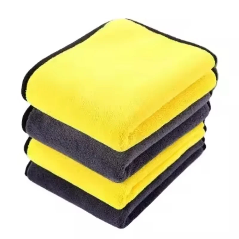 

10PCS Coral Fleece Wash Microfiber Cloth Car Cleaning Microfiber Towel Car Drying Absorbent Towel