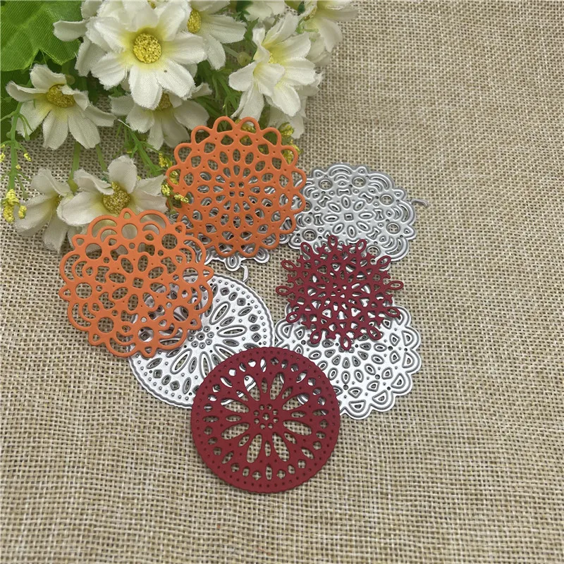 Flower Frame Cards Dies Metal Cutting Dies Stencils For DIY Scrapbooking Decorative Embossing Handcraft Template