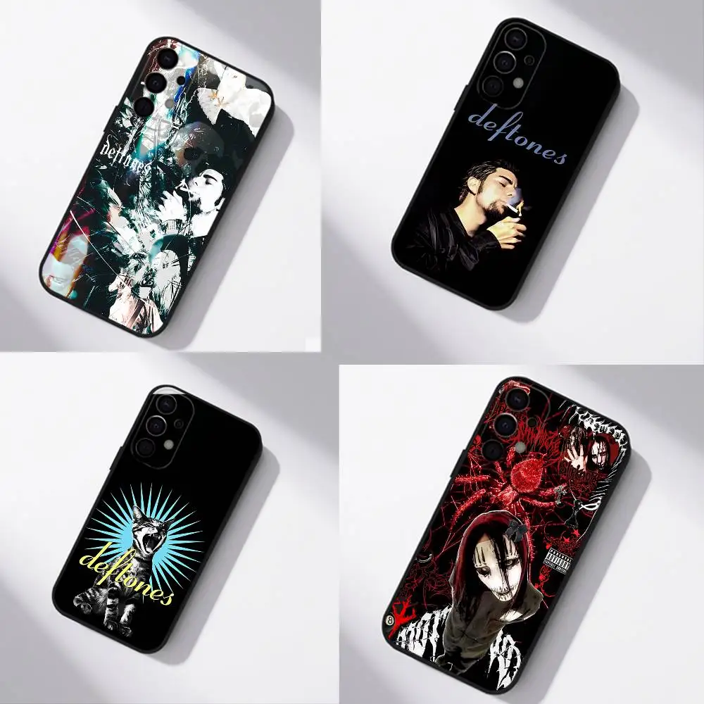 Band d-Deftones Phone Case For Samsung S26,S25,S24,S21,S22,S23,S30,Ultra,S20,Plus,Fe,Lite,5G Black Cover