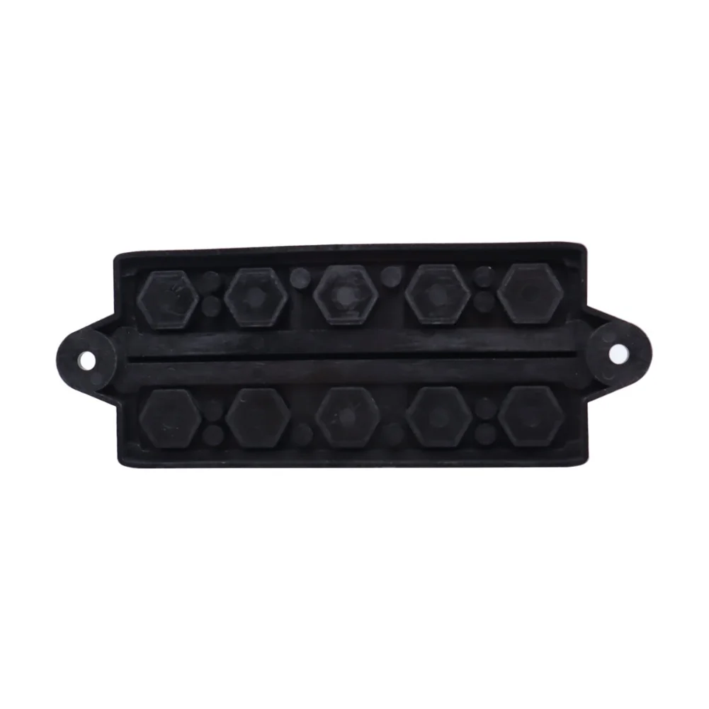 Vehicle Power Hub M6 Busbar Auxiliary Terminal Screw 20A Nylon Flame Retardant Stainless Steel Brass Terminals