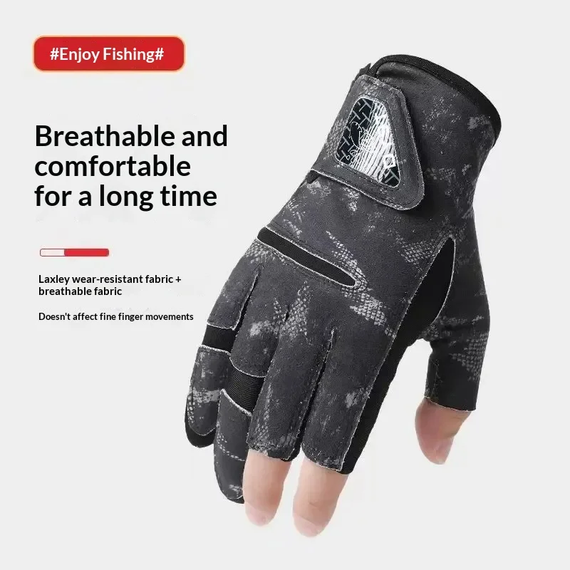 Shirley guantes de pesca transpirables con protección solar para dedos - imagen 2