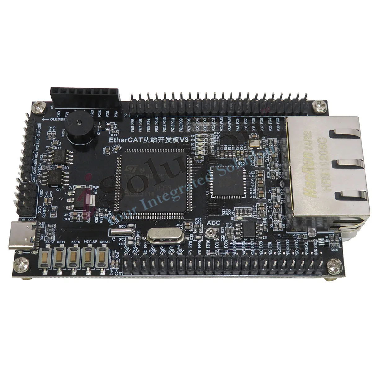 EtherCAT Development Board LAN9252+STM32F407 Core Board CANopen 5LEDs USB Learning Board