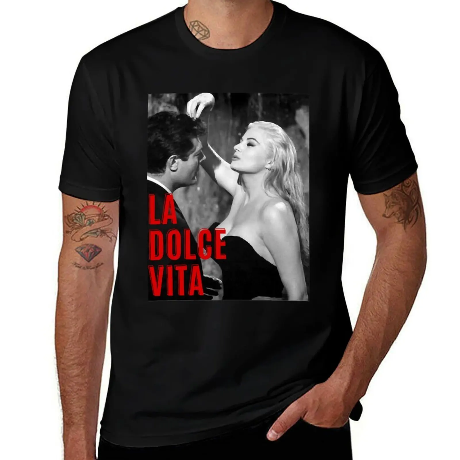 Federico Men Gift Retro For Film Vintage Fellini T-Shirt Anti-Wrinkle Short Sleeve T-Shirt