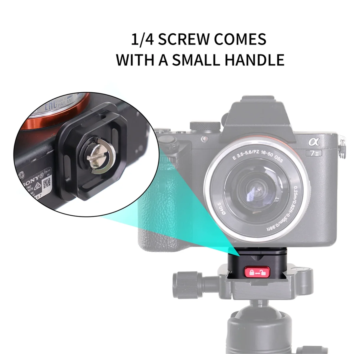 

SEMOIC Quick Release Plate Clamp Camera Tripod Mount Claw Arca QR System Plate Kit for /NikonDSLR Cameras Accessories