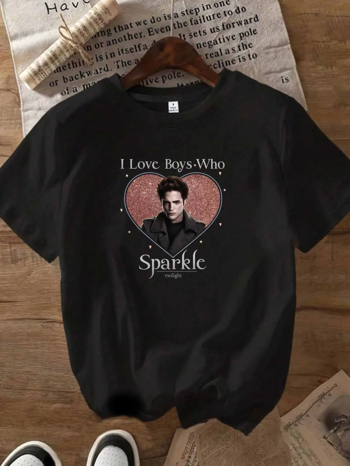 

【11697】Cartoon pattern Crew Neck Women's T-Shirt Short Sleeve Fashion Printed Half Sleeve Top Stretch T-Shirt