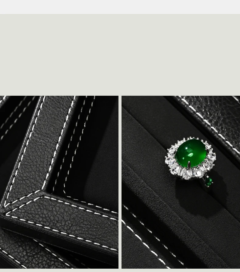 Oirlv Multifunktionales Schmuck-Display-Tablett, Schmuck-Organizer für den Schreibtisch, Ring-, Halsketten-, Armband-Display-Tablett für Schmuckgeschäfte – Detail 7