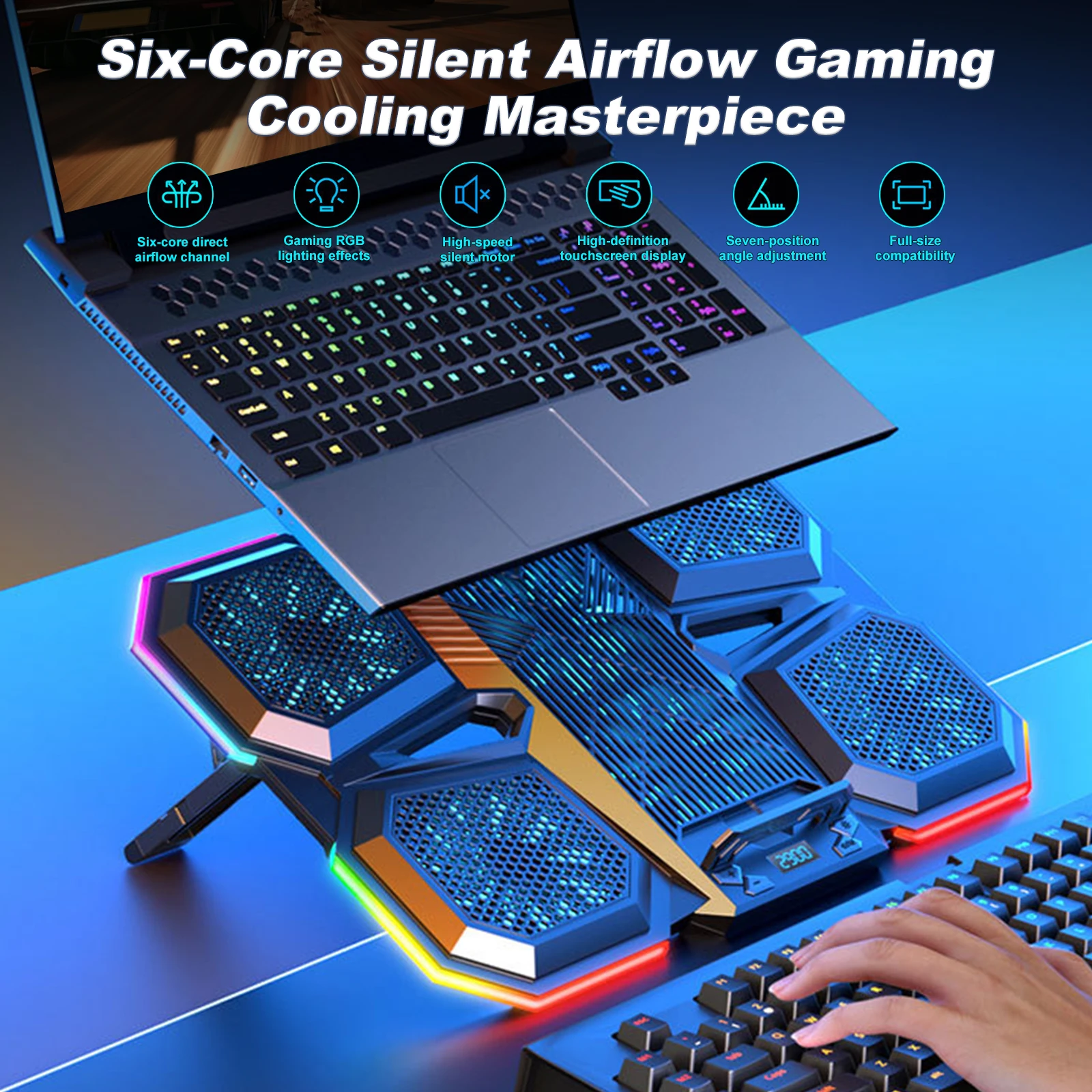 Бесшумная охлаждающая подставк – обзор и цена Laptop Accessories Cooling Pad