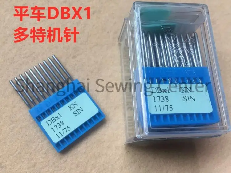 10pcs Dotec DBX1 KN DB*1 1738 SIN 9/65 10/70 11/75 12/80 14/90 16/100 18/110 Industrial Sewing Machine Needles Wholesale