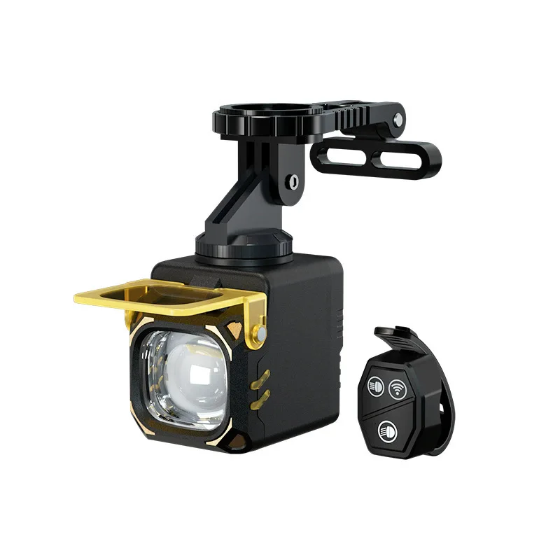 Adjustable Output Bike Light 280 1100LM with Remote Switch and IP44 Weather Resistant Construction for Cyclists